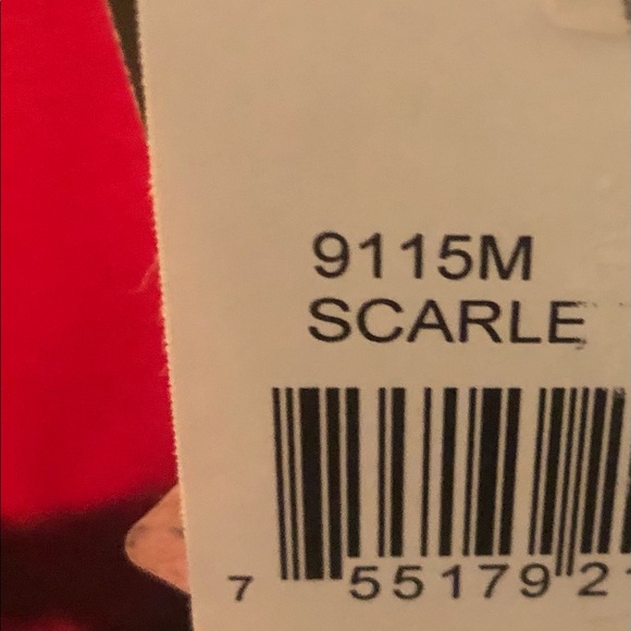 Taylor(Dillards) Perfect ❤️ Dress Velvet Trim Crepe Sheath Dress in Scarlet RED - Picture 8 of 8